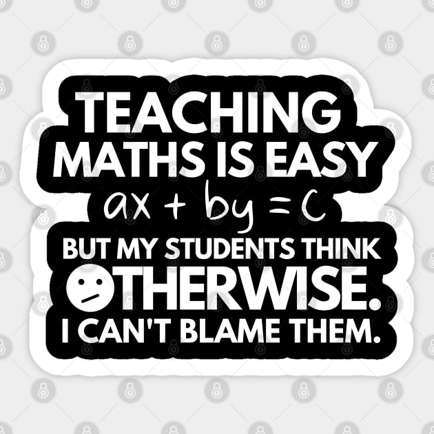 Funny maths! Sticker by mksjr